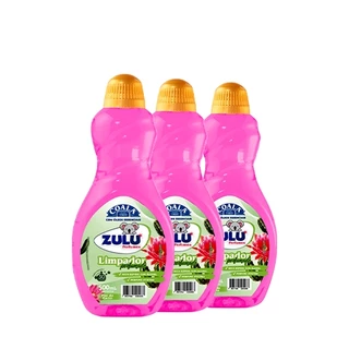 Kit 3 Limpadores Zulu Perfumes Flor de Cacto 500ml em Oferta na Shopee