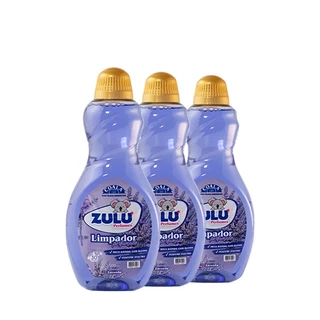 Kit 3 Limpadores Zulu Perfumes Lavanda 500ml em Oferta na Shopee