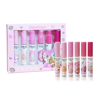 Lip gloss Brilho labial Hidrataante com 6pcs em Oferta na Shopee