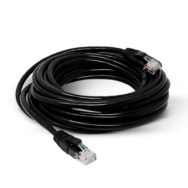Cabo De Rede Cat6 Internet Lan Rj45 Blindado Preto - 1m, 2m, 3m, 5m ...
