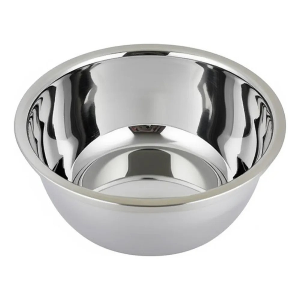 Tigela Bowl Redonda Aço Inox 24cm Saladeira Culinaria 4,5l