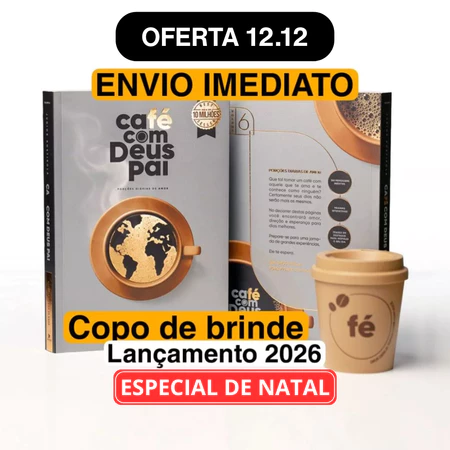 CAFÉ COM DEUS PAI 2026 | + BRINDE COPO 250ML