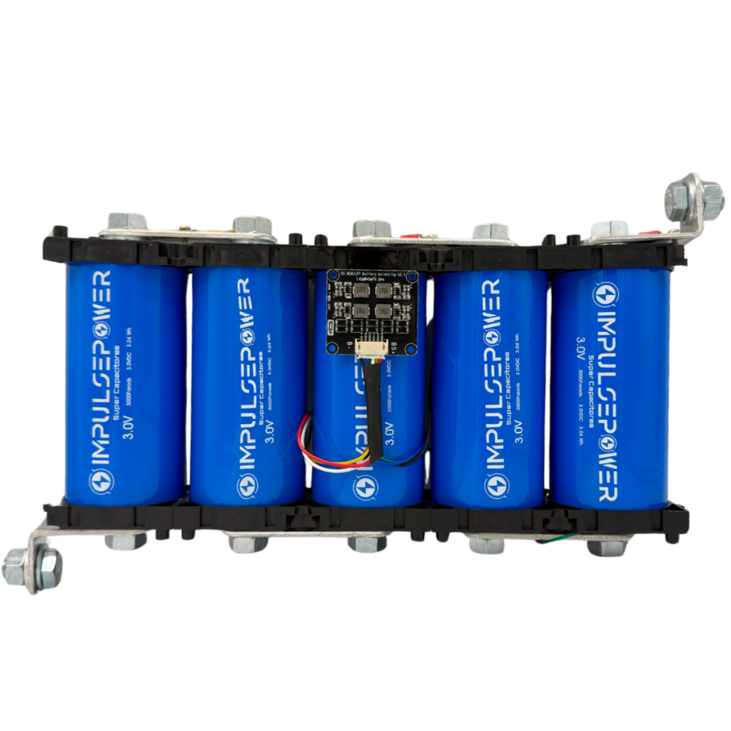 Banco de 5 Super Capacitores para Som Automotivo 14,5V Pack de ...
