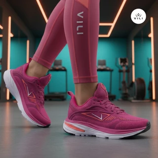 Tênis Feminino Vili Fusion Esportivo Masculino Caminhada 232G Rosa Neon em Oferta na Shopee