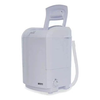 Mini Lavadora 1,2Kg semi-automática Praxis 150W Branca em Oferta na Shopee