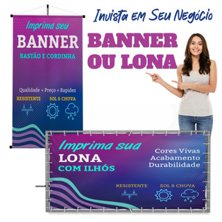 Banner Personalizado, Fachada de Loja, Letreiro Loja | Shopee Brasil
