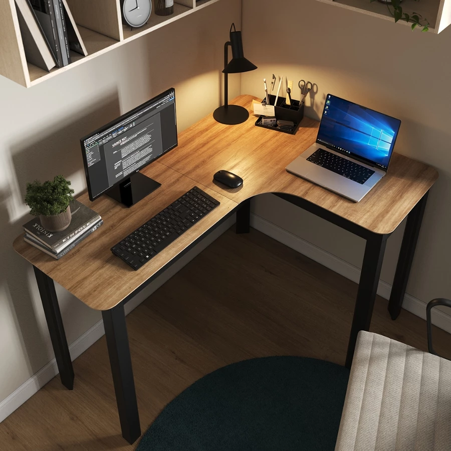 Mesa Gamer/Home Office em L