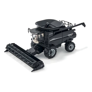 Miniatura Colheitadeira De Grãos Axial Trator Brinquedo Case Black Edition Usual Brinquedos em Oferta na Shopee