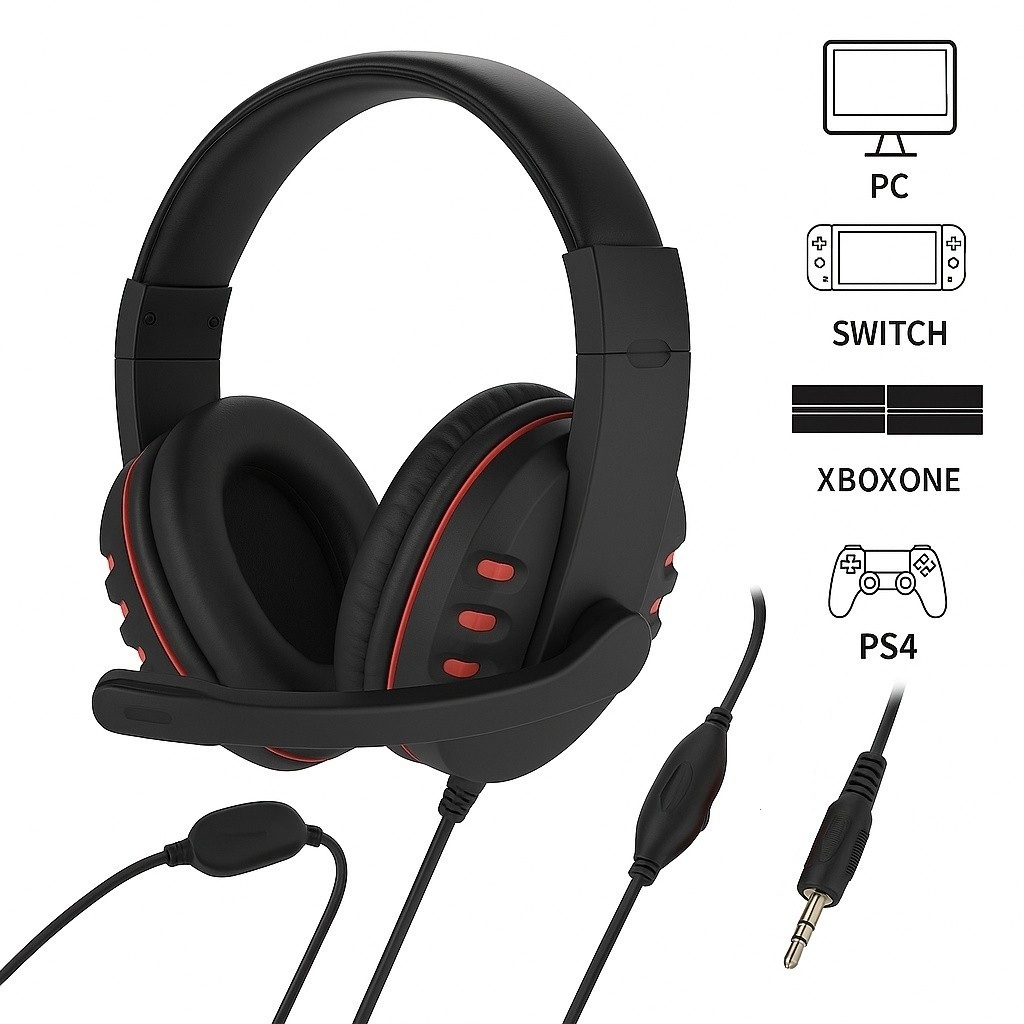 Headset Fone De Ouvido Gamer Com Microfone P2 Para PC Computador Headphone Videogame Celular — imagem 2