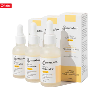 Kit Sérum Clareador Íntimo Maxfem 3 Unidades em Oferta na Shopee
