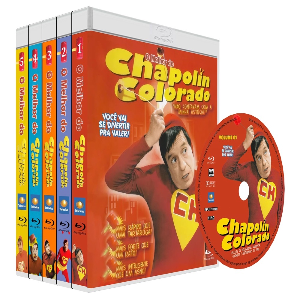 Blu-ray seriado Chapolin Colorado - Edição completa em bluray. | Shopee ...
