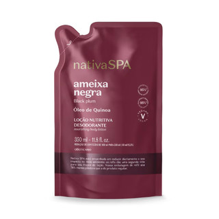 Refil Loção Desodorante Hidratante Corporal Nativa Spa Ameixa Negra 350ml em Oferta na Shopee