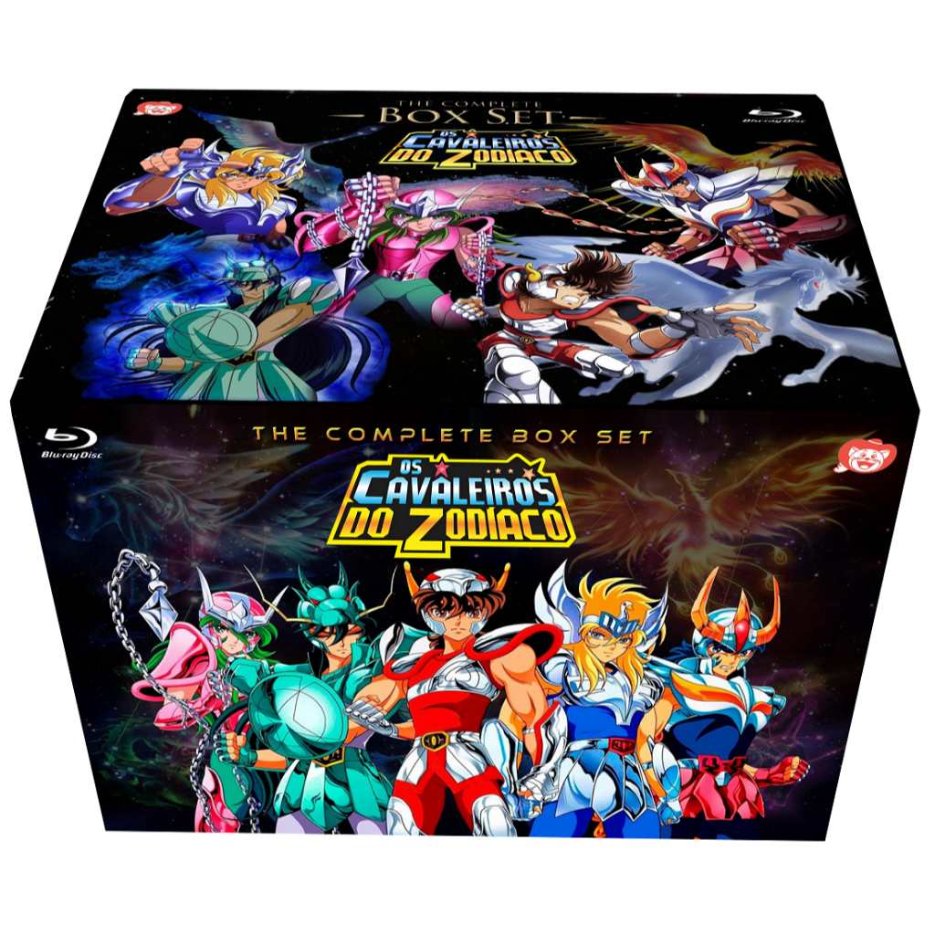 Blu-ray Box Os Cavaleiros do Zodíaco - Caixa contendo a coleção