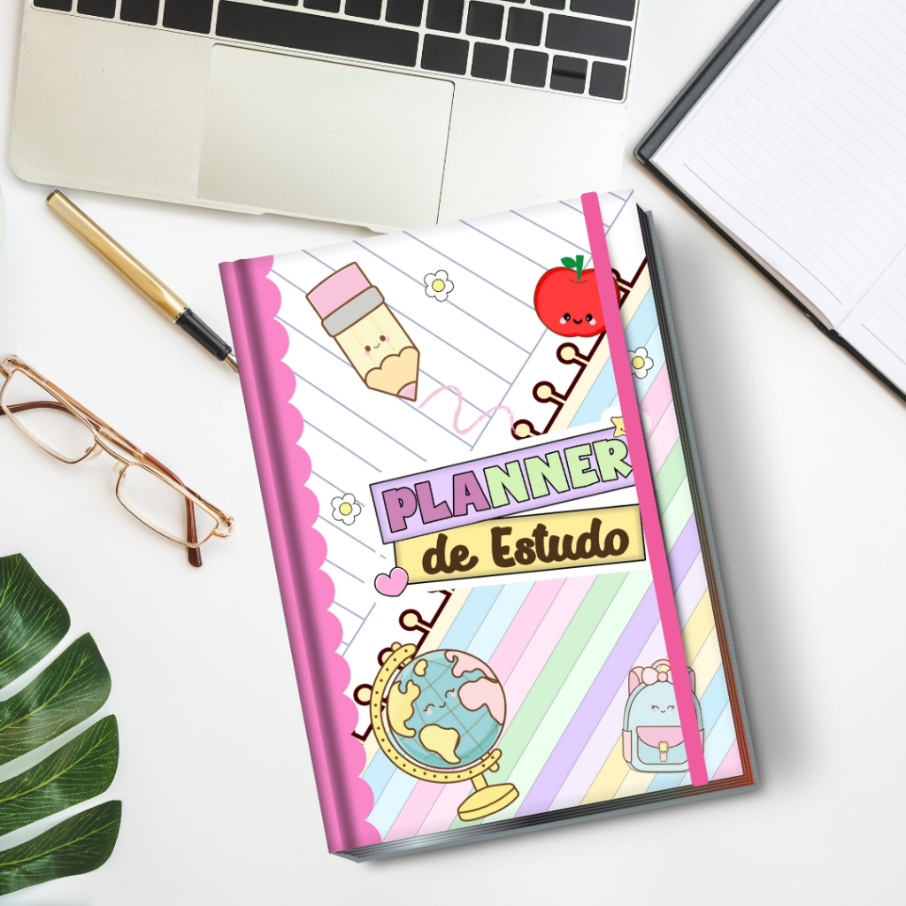 Planner de Estudo Divertido – Organize sua Rotina com Alegria! Capa ...