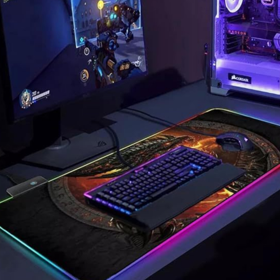 Mouse Pad Gamer Rgb EXTRAGRANDE 300mm X 800mm X 4mm