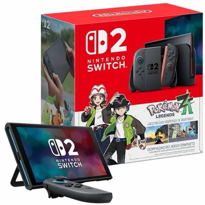 Console Nintendo Switch 2 256GB LCD Gray Novo Lacrado Lançamento
