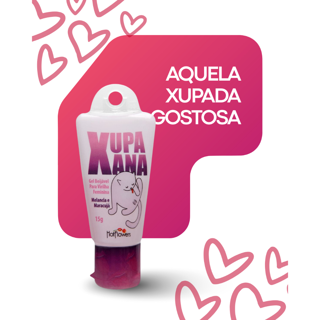 Gel Excitante Íntimo Beijável Xupa Xana | Shopee Brasil