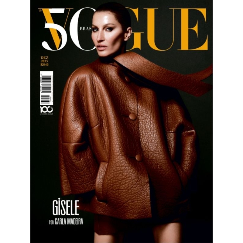 Revista Vogue Edição 563 Dezembro 2025 Gisele Bundchen | Shopee Brasil