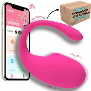 Vibrador Bluetooth Inteligente com App | Controle à Distância pelo Celular | Recarregável via USB