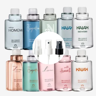 kit c/ 3, 6 e 9 Válvulas Spray rosa 20/410 para Refil desodorante Corporal Natura