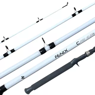 VARA PESCA ALBATROZ FENIX WHITE 2,10M P/Carretilha 2p PESQUEIRO LEVE E RESISTENTE em Oferta na Shopee