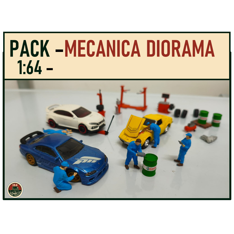 MINIATURA 1:64 - PACK MECÂNICOS