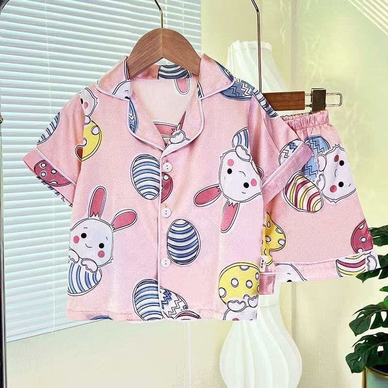 Pijama Infantil Menina Feminino Blogueira De Botão Estampado Camisa e Shorts em Oferta na Shopee