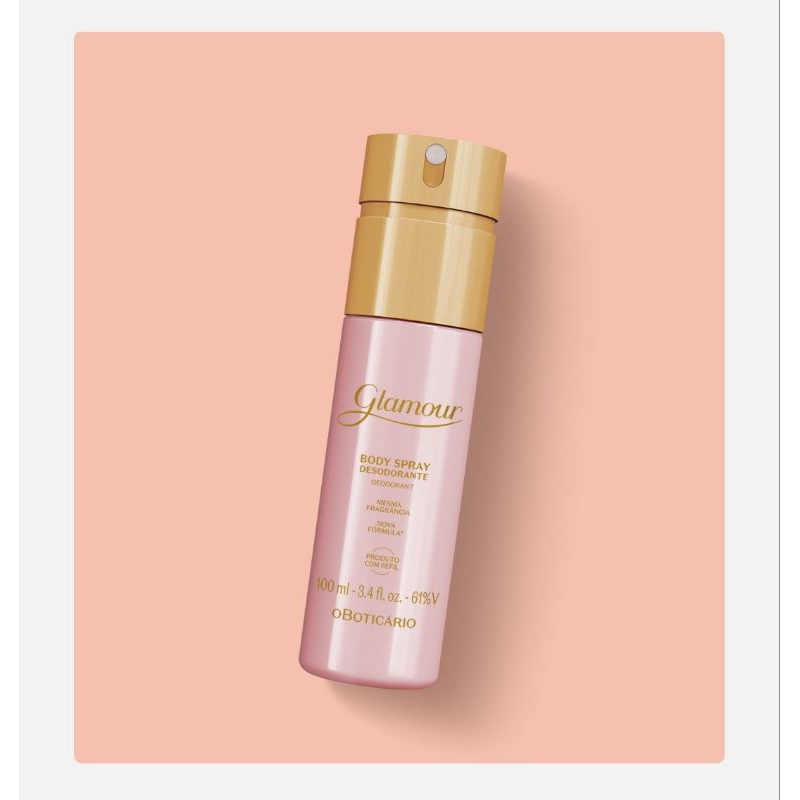 glamour body Splash desodorante oboticario 100ml | Shopee Brasil