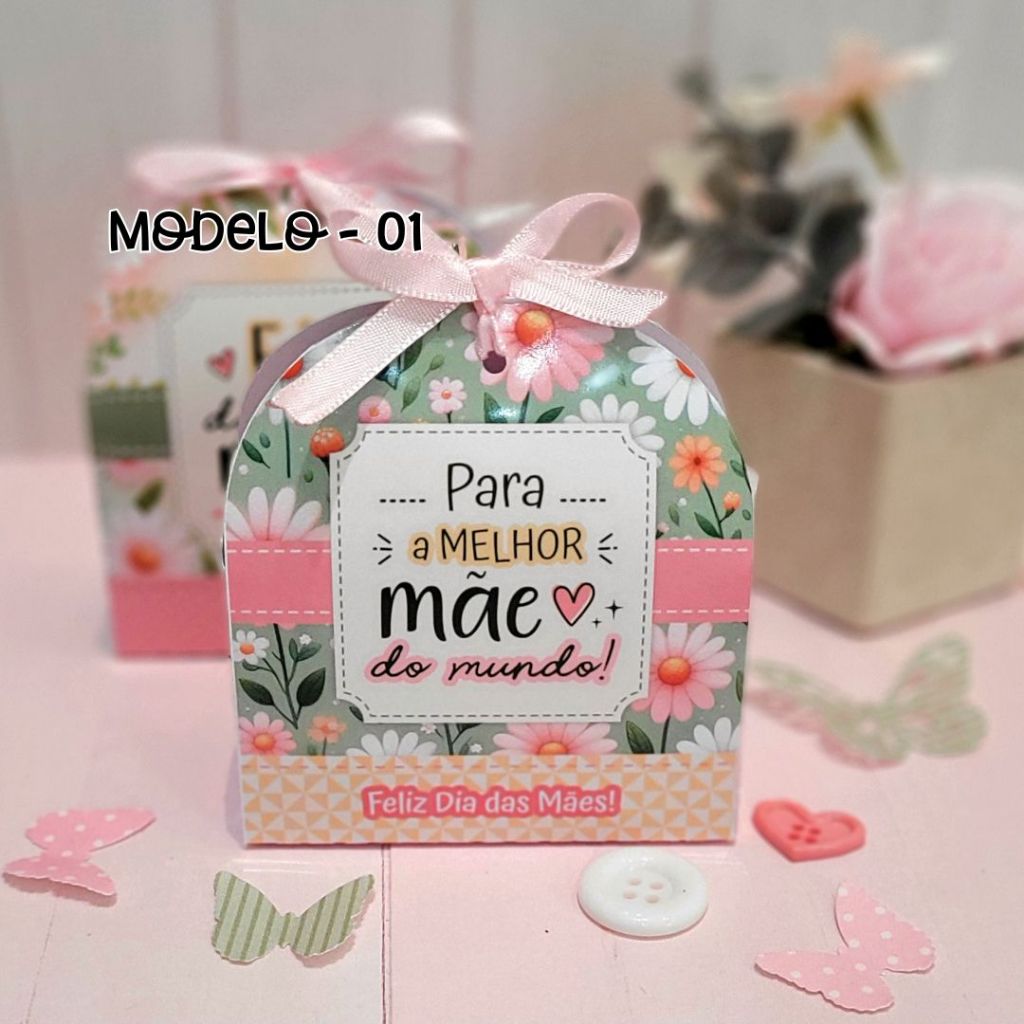 Caixa para Sabonete Bombons Lembrancinhas Dia das Mães kit c/ 10/30/50 em Oferta na Shopee