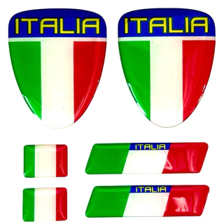 Kit e Adesivos Emblemas 3D Escudo Itália Resinado Alto Relevo Carro Moto 15448SSS847S48S em Oferta na Shopee