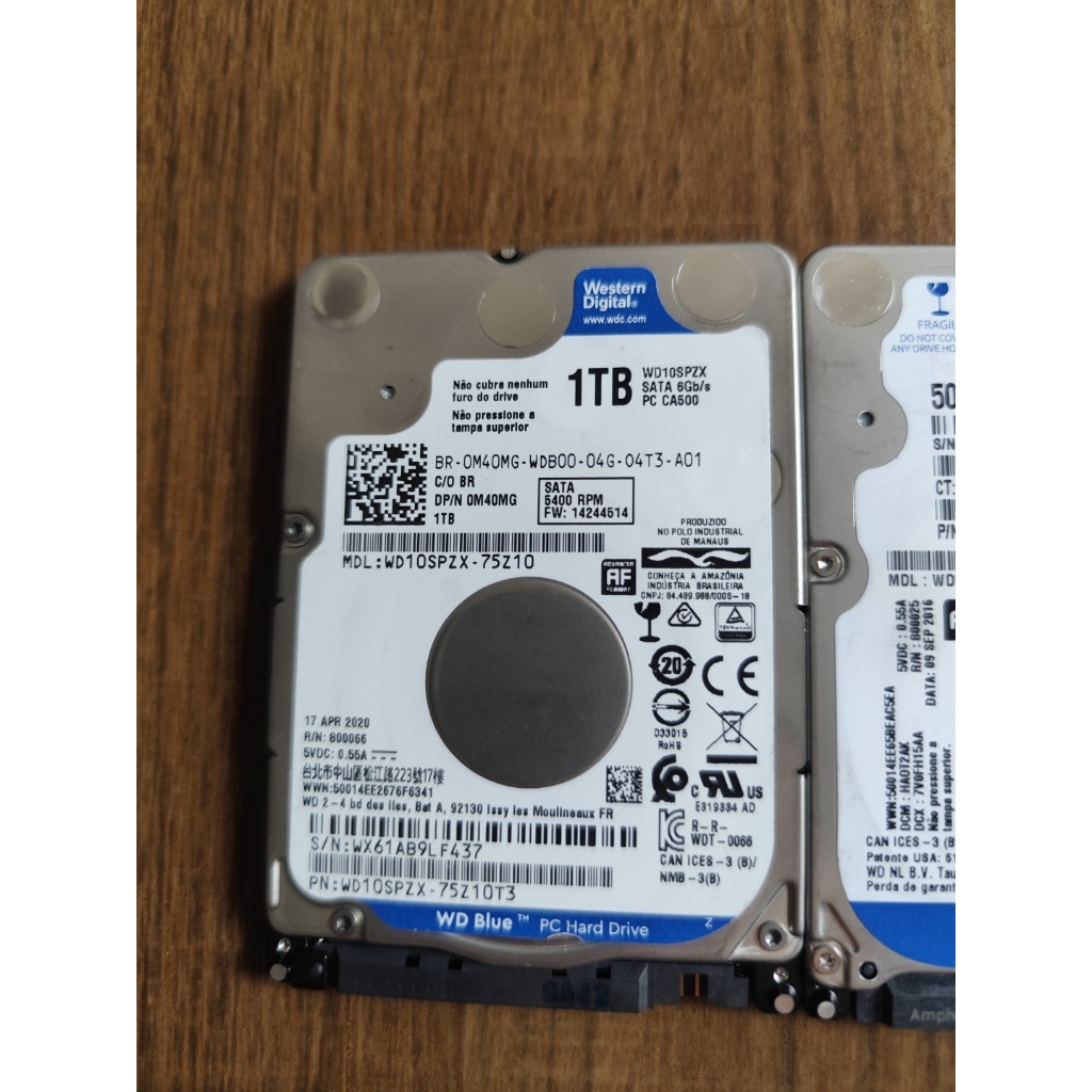 1260 HDD 2.5インチ 1TB 正常 5個 HD 1TB 2.5