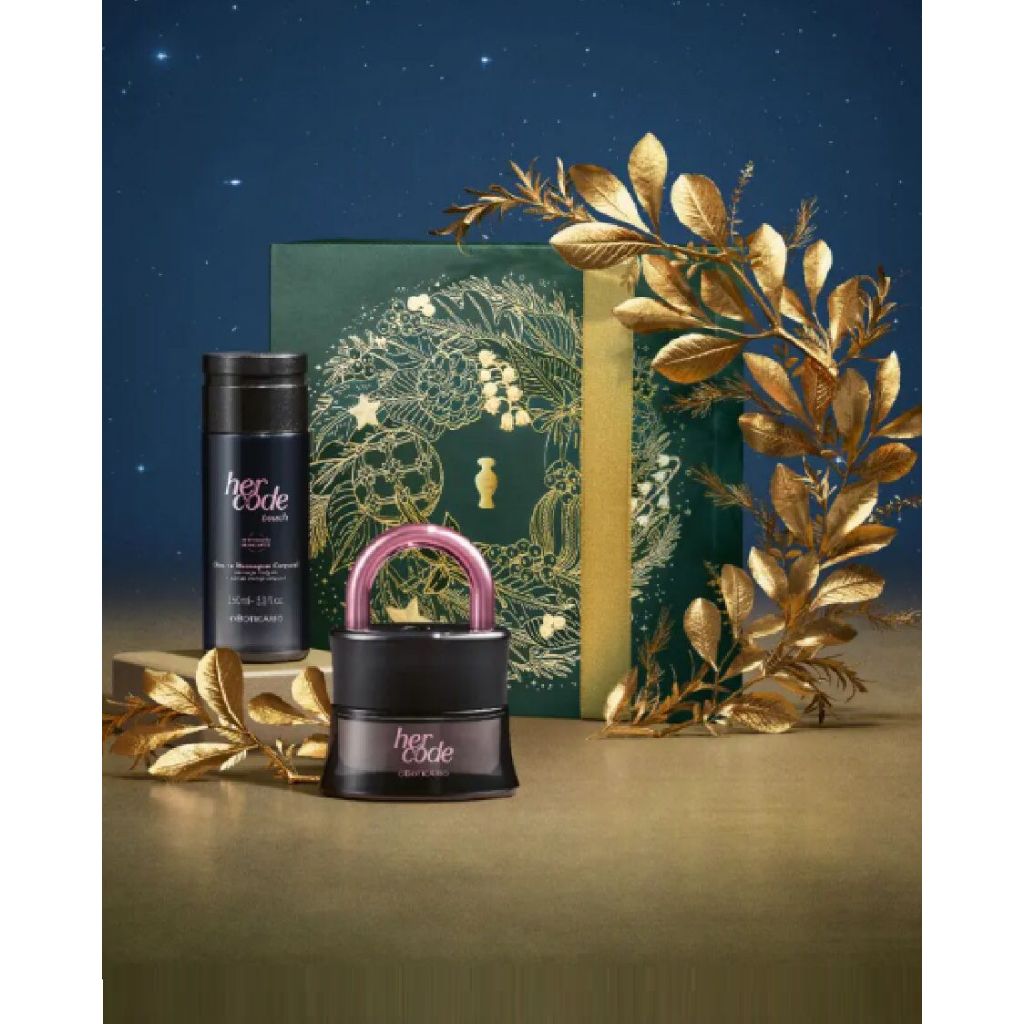 Kit Presente Natal Her Code Touch (2 itens) | Shopee Brasil