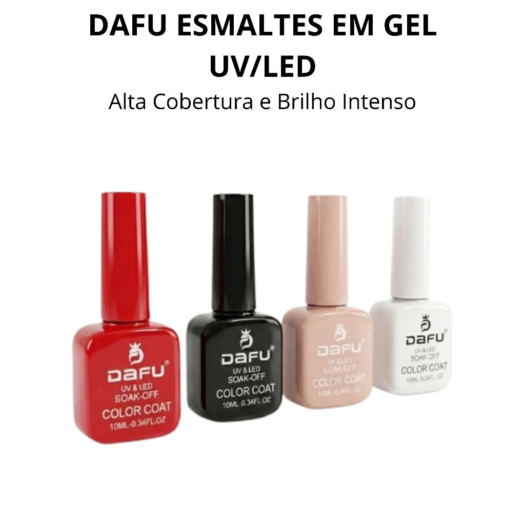 DAFU ESMALTES EM GEL UV/LED – Esmalte em Gel UV/LED 10 mL | Alta ...