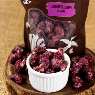 Castanha de Caju Caramelizadas 500g Premium Sabores Variados