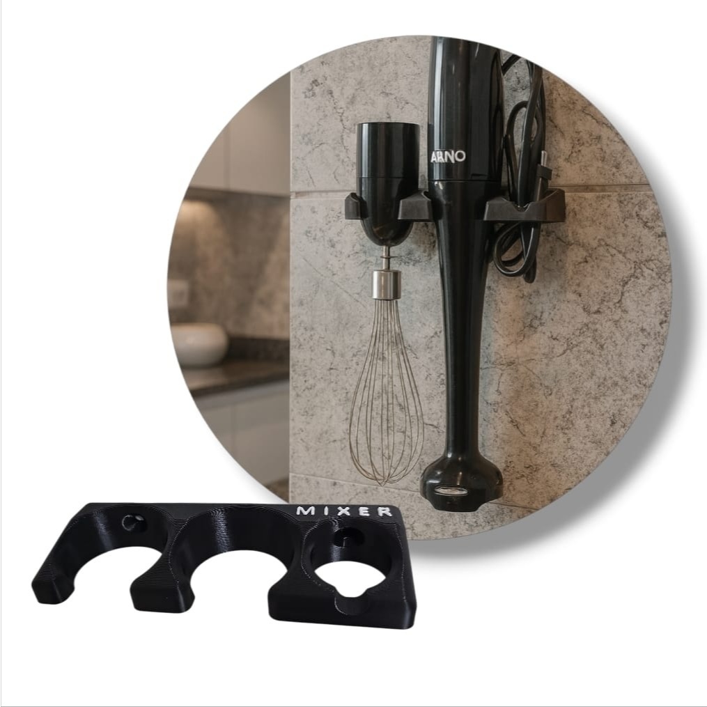 Suporte 3D para Mixer EOS3 Em 1 2 Velocidades 600W Inox e EMX02