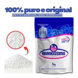 Percarbonato de sodio 100% puro original tira manchas roupas brancas e coloridas granulado