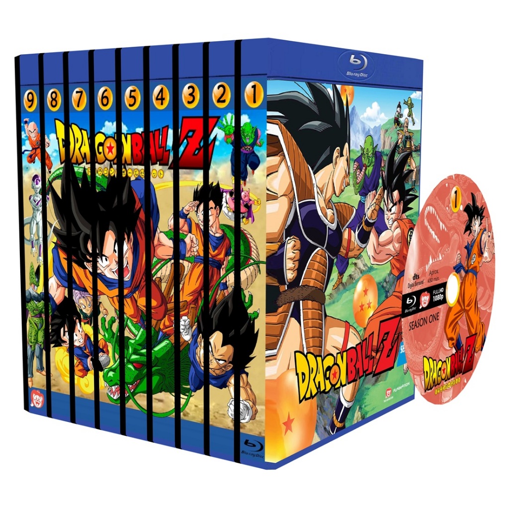 Blu-ray Box Dragon Ball Z - Caixa contendo a coleção completa em