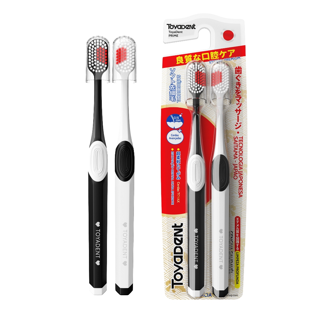 TOYADENT Escova de Dente Edição Love, Cerdas Alemãs Pedex, Design