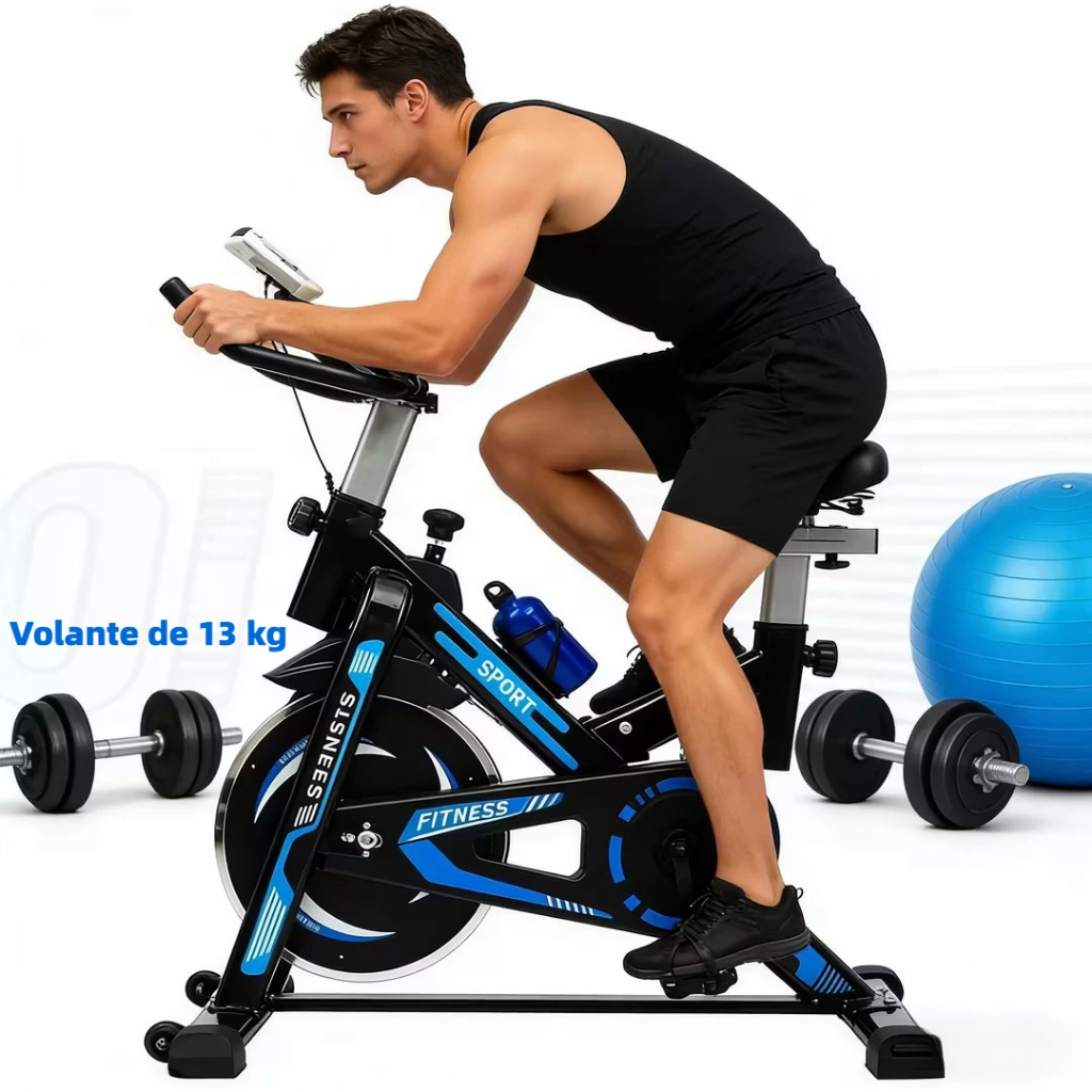 Bicicleta Spinning Ergométrica Para Exercícios Com Monitor Profissional Sport Suporta até 120kg em Oferta na Shopee