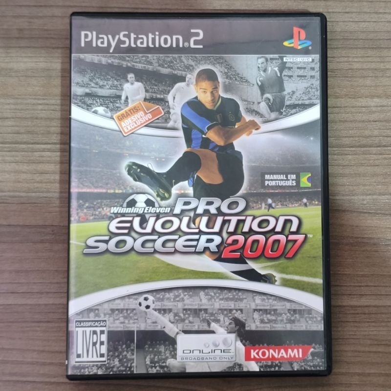 PES 2007 Original PS2 - Mídia Física | Shopee Brasil