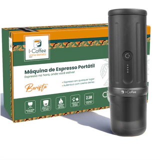 Maquina Café Espresso Cafeteira 2-1 Usb-c Portátil Preto
