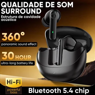 INOVA Fones de Ouvido Bluetooth 5.3 TWS Sem Fio Fone Esportivo Com Microfone Atende Chamada Ligação 9D Som HD em Oferta na Shopee