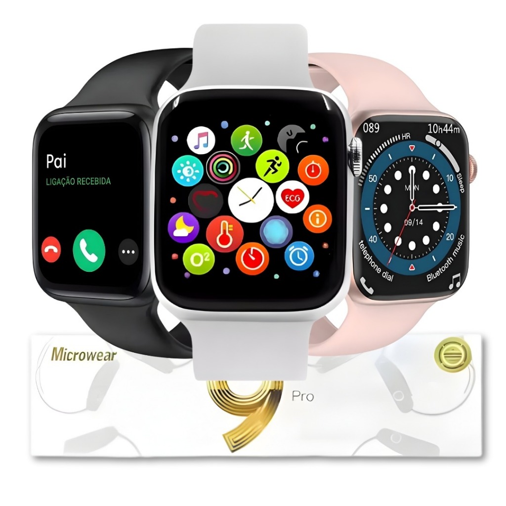 Smartwatch Microwear W59 Pro Série 9 47mm Jogos Integrados, Funções ...
