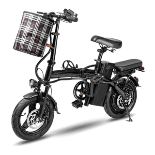Bicicleta Elétrica 25km/h  Dobravél Pedal W8 400w Autonomia 25km 48v 10ah