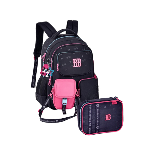 Kit Mochila Costas Rebecca Bonbon 2 em 1 Estojo Box Urban Mix