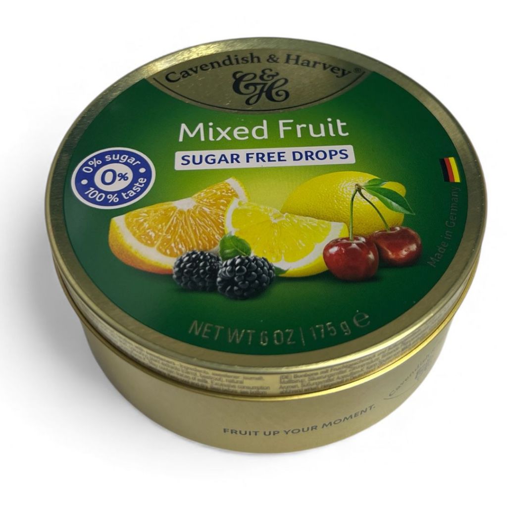 Bala Frutas Zero Açúcar Cavendish & Harvey Lata 175g | Shopee Brasil