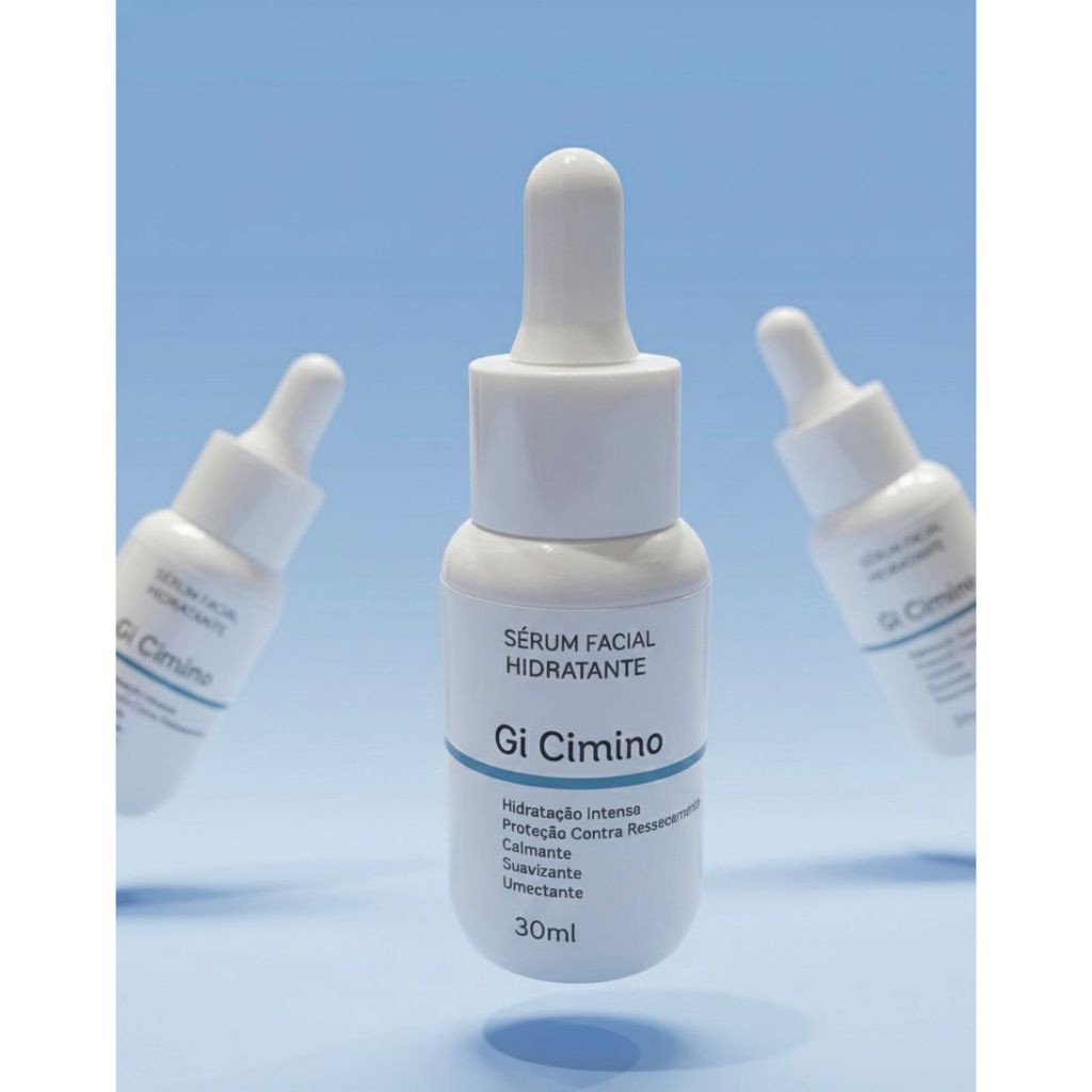 SÉRUM FACIAL ANTI IDADE COM VITAMINA B5 GI CIMINO HIDRATAÇÃO