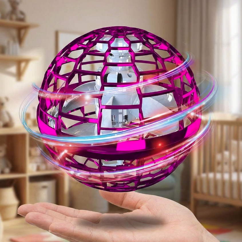 Bola Spinner Voador Led Drone Ufo Boomer Ball 833053 - Art Brink