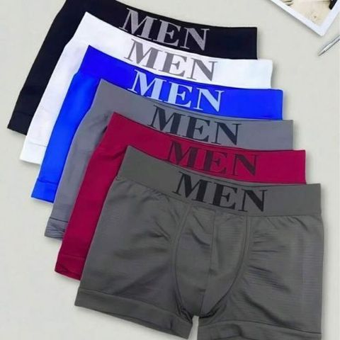 Kit Com 5 Cuecas Boxer Masculina De Microfibra Cueca Box Promoção Atacado — foto 1 — Achou Levou Brasil