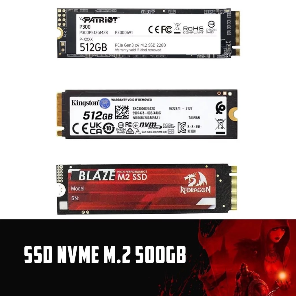 CPU Gamer Ryzen 7 5700X, Placa Mãe A520M,Memória 16GB 3200, SSD